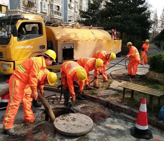 抱罗镇市政管道清淤